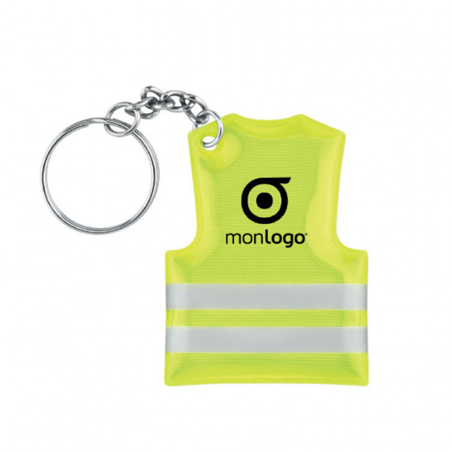 PORTE CLÉS RÉFLÉCHISSANT PERSONNALISÉ 'LIGHTINE'