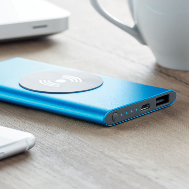 BATTERIE EXTERNE PUBLICITAIRE ET CHARGEUR A INDUCTION 'LERGEN'