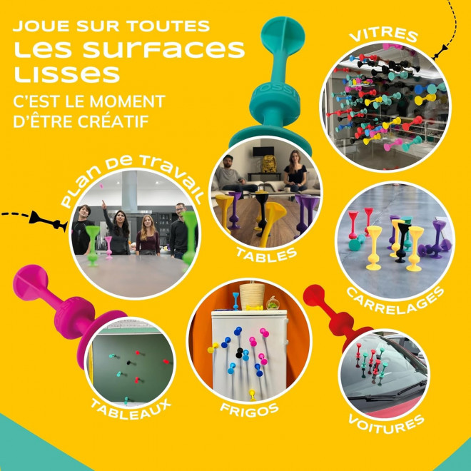 JEU 7 FLECHETTES VENTOUSES