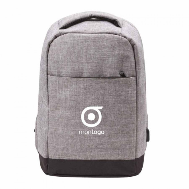 SAC À DOS ANTIVOL POUR ORDINATEUR 'YUCCA' PERSONNALISABLE