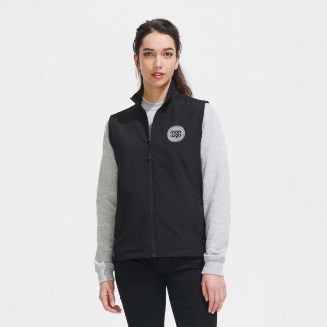 BODYWARMER SOFTSHELL FEMME PROMOTIONNEL 'RACE BW'