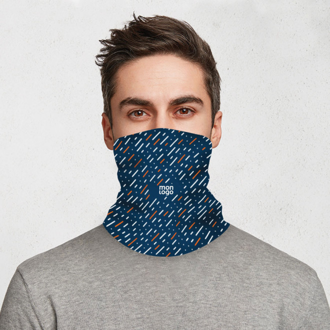 CACHE COU PERSONNALISÉ EN POLYESTER 'SHERPA'
