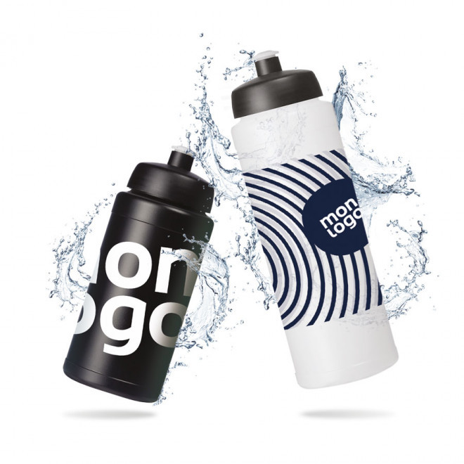 GOURDE PERSONNALISEÉ CORPS TRANSLUCIDE 750 ML 'SKYRUN'