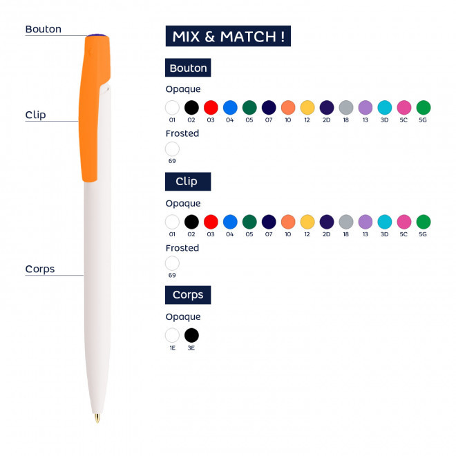 STYLO PROMOTIONNEL BIC® MEDIA CLIC ECOLUTIONS®
