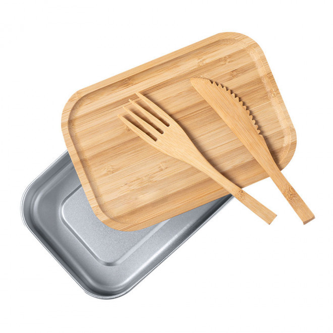 LUNCH BOX PERSONNALISÉE AVEC COUVERTS 'CONCHI'