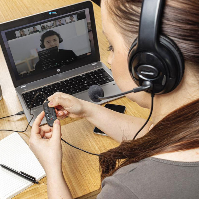 CASQUE AUDIO FILAIRE AVEC MICRO 'GAMMY'