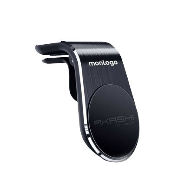 SUPPORT TÉLÉPHONE PUBLICITAIRE MAGNÉTIQUE POUR VOITURE AKASHI® 'CARTU'