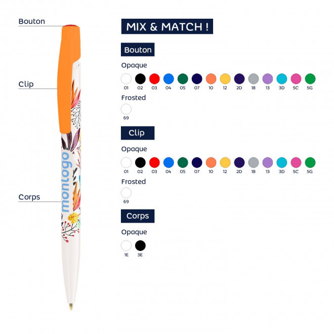 STYLO PUBLICITAIRE BIC® MEDIA CLIC ECOLUTIONS® DIGITAL