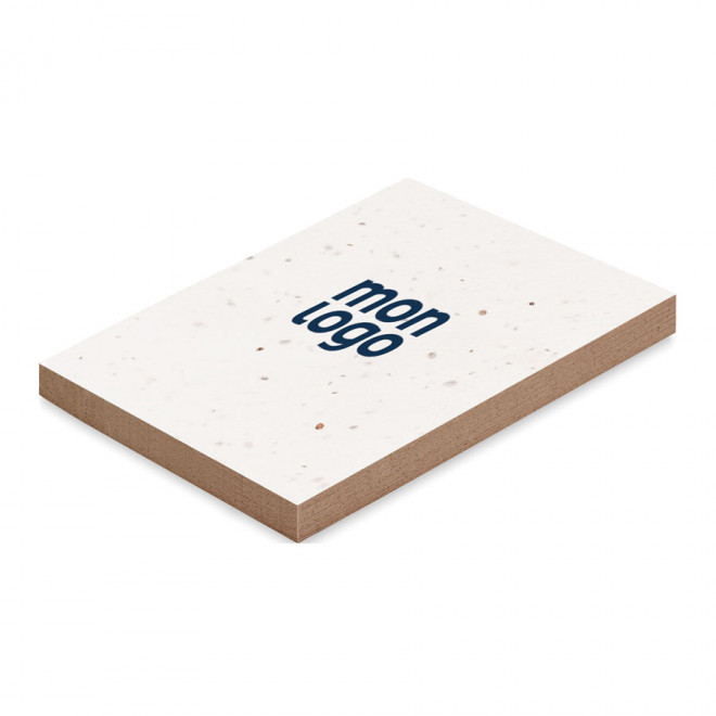 BLOC NOTES ECOLOGIQUE PERSONNALISABLE 50 FEUILLES 'GRAINUS'