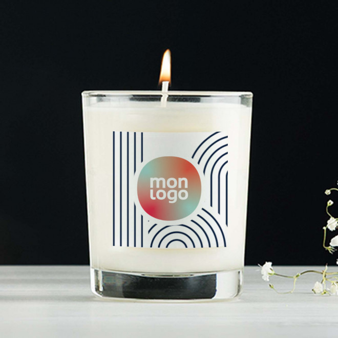 BOUGIE PARFUMÉE PERSONNALISÉE VEGAN 130G 'LOUCE'