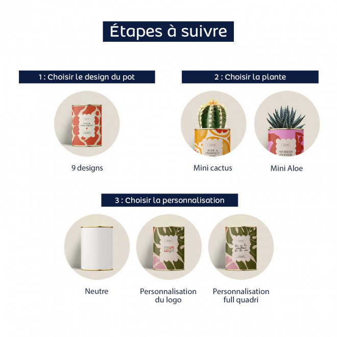 PLANTE EN POT PERSONNALISABLE 'PURETE PETIT'