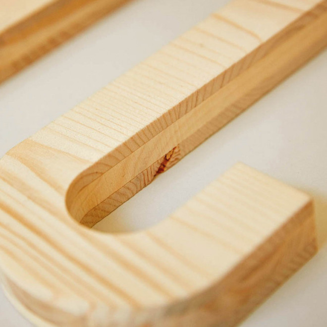 ENSEIGNE 3D PERSONNALISÉE EN BOIS 'FOREST'