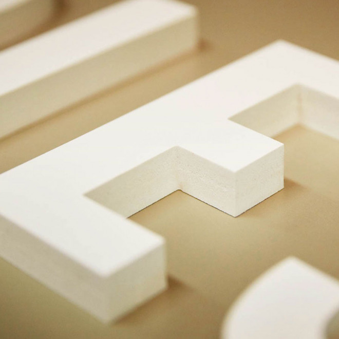 ENSEIGNE 3D PERSONNALISÉE EN PVC 'FONDOR'