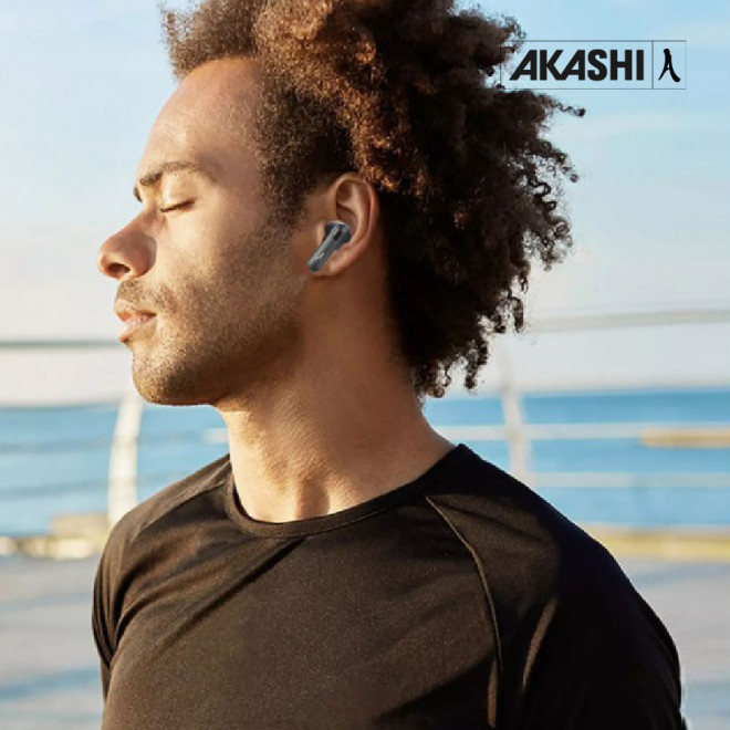 ECOUTEURS PERSONNALISABLES BLUETOOTH® 'MASTEAR' AKASHI® 