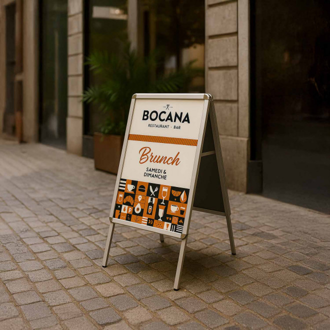 STOP TROTTOIR PUBLICITAIRE 'SEOMY'