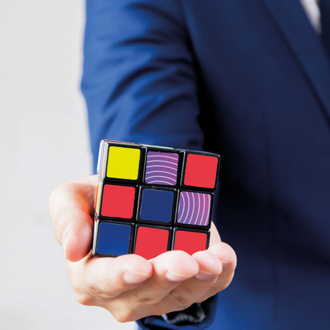 RUBIK'S® CUBE PERSONNALISÉ '3X3' 'MOTU'