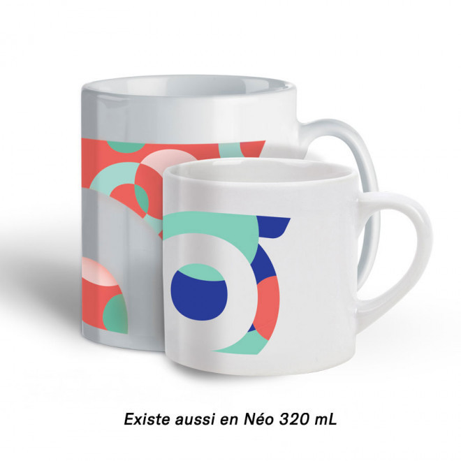 LOT DE 48 MUGS PERSONNALISABLES 'NEO MINI' EXPEDITION EXPRESS 72H