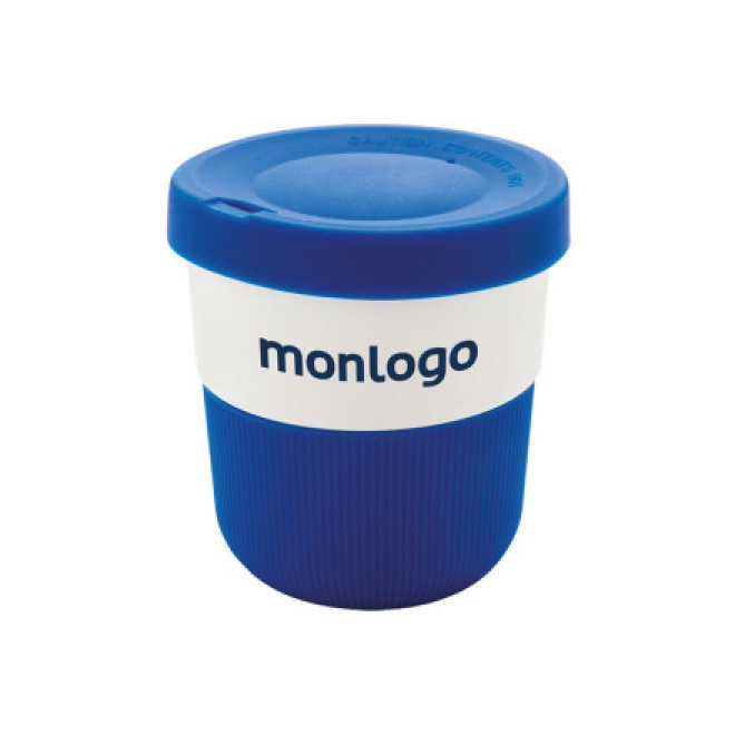 MUG PERSONNALISÉ EN PLA ET SILICONE 'SALICA'