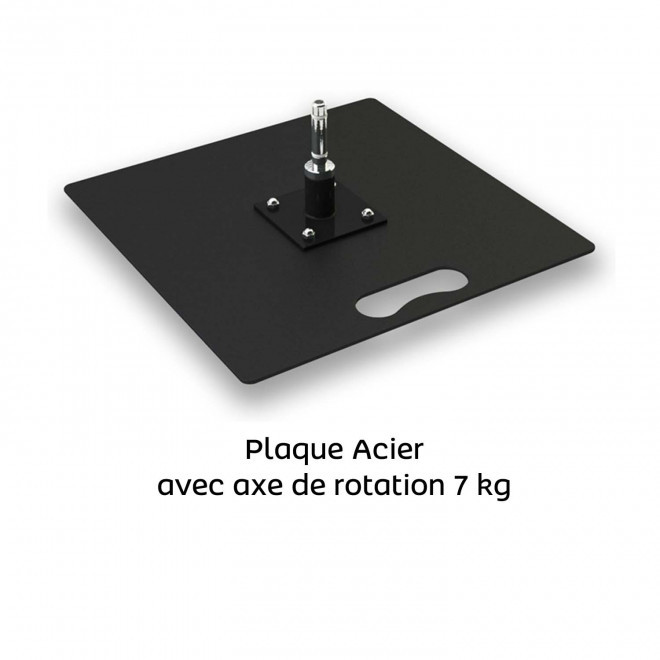 DRAPEAU PUBLICITAIRE ORIFLAMME PLUME + PLAQUE ACIER 'DRAPUS'