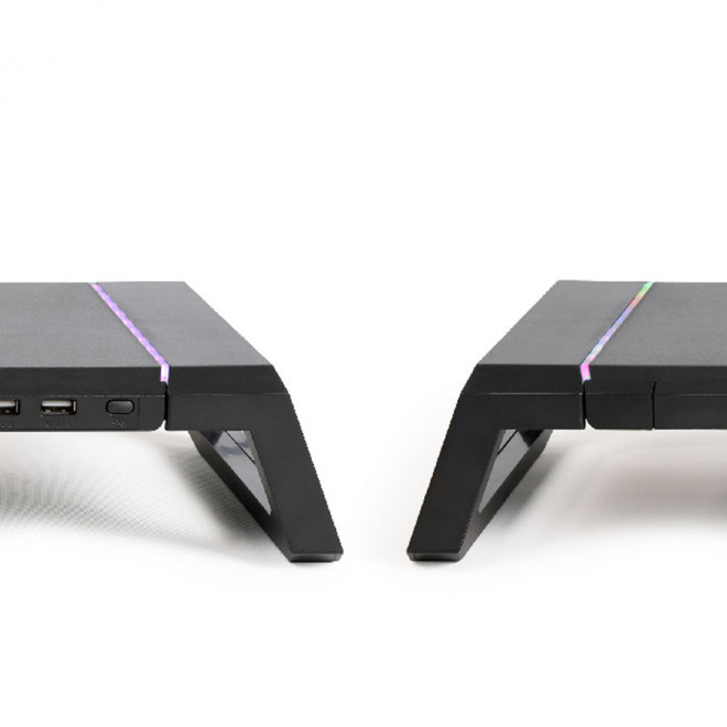 REHAUSSEUR D'ORDINATEUR AVEC HUB PERSONNALISÉ LIVOO® 'HIGHLY'