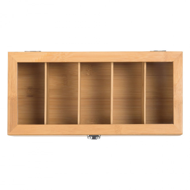 BOÎTE À THÉ PERSONNALISÉE EN BAMBOU 'LOUNGI'