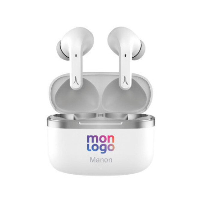 ECOUTEURS BLUETOOTH PERSONNALISÉS AKASHI® 'STEREOLI'