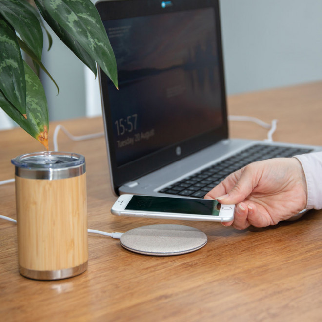 CHARGEUR PERSONNALISÉ A INDUCTION 5W 'FIBRY'