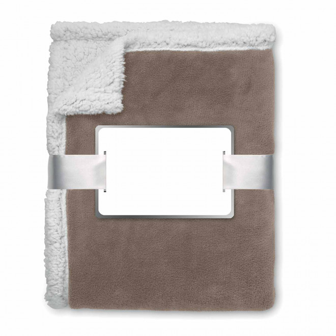 PLAID PERSONNALISÉ EN POLAIRE 'CHILL'