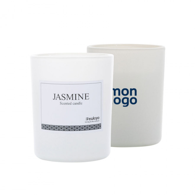 BOUGIE PERSONNALISÉE PARFUMÉE UKIYO® 'JASMINE'