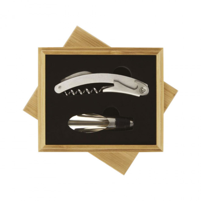 COFFRET À VIN PERSONNALISÉ 2 PIÈCES 'MINI CAJA'