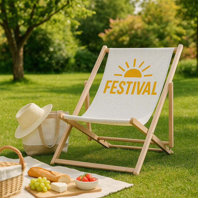 TRANSAT CHILIENNE PUBLICITAIRE EN BOIS 'SOLARO' 