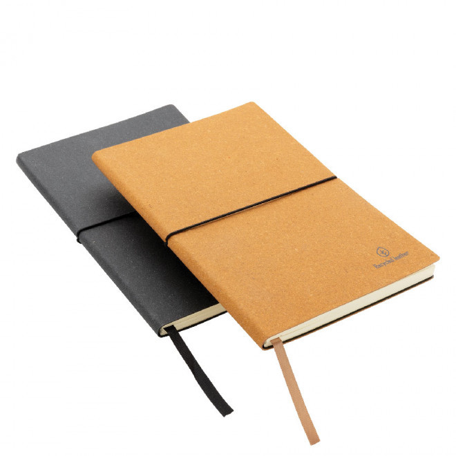 CARNET PERSONNALISÉ A5 CUIR RECYCLÉ 'KITAR'