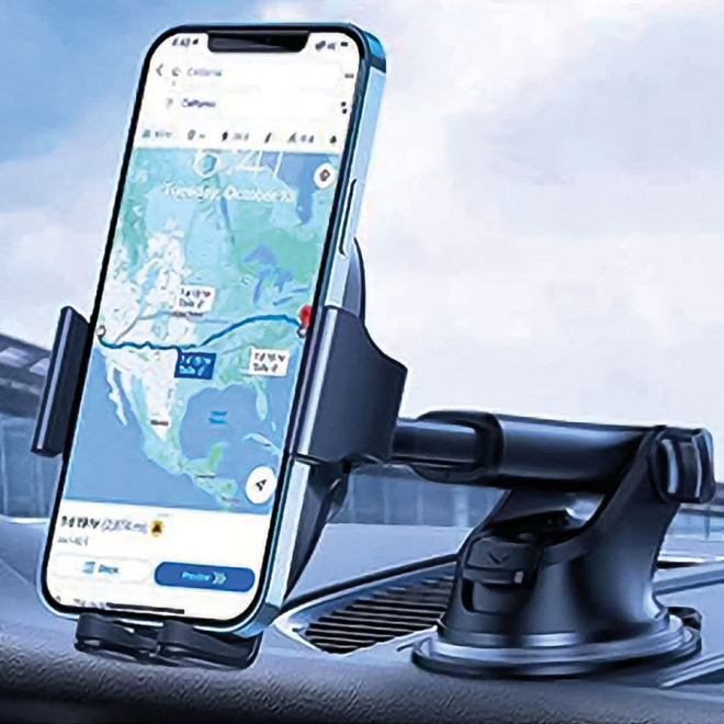 SUPPORT VOITURE PERSONNALISABLE AVEC CHARGE RAPIDE AKASHI® 'SHARY'