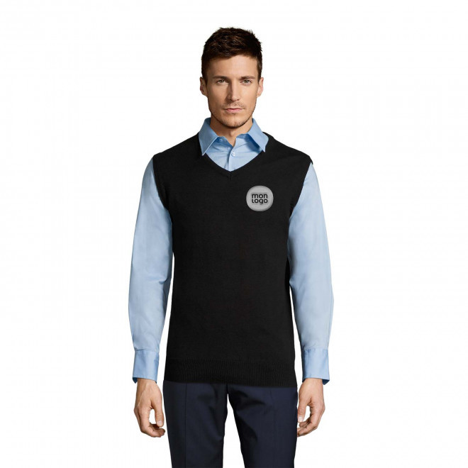 PULL SANS MANCHE MIXTE PERSONNALISÉ 'GENTLEMEN' 