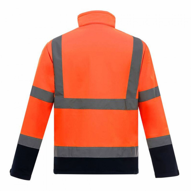 VESTE PERSONNALISABLE SOFTSHELL HAUTE VISIBLITÉ YOKO® 'MARK'