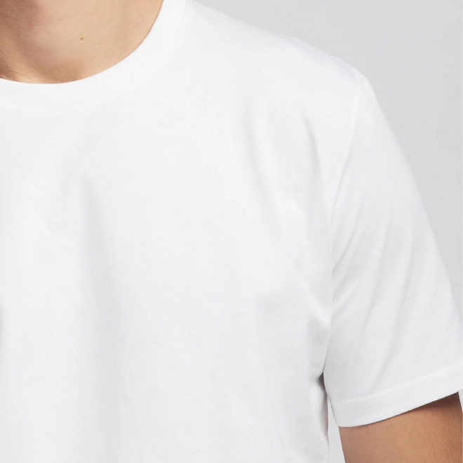 TEE SHIRT PERSONNALISÉ BLANC HOMME BIO 180 GR/M² LES FILOSOPHES® 'DESCARTES' 