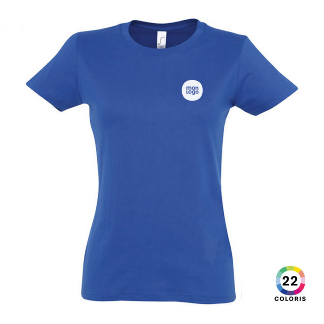 TEE SHIRT PERSONNALISÉ FEMME 'IMPERIAL' FABRICATION EXPRESS 72H
