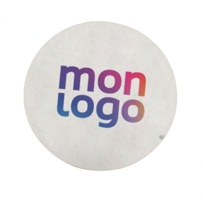 SOUS BOCK PUBLICITAIRE EN PAPIER DE GRAINES 'BIOLI'