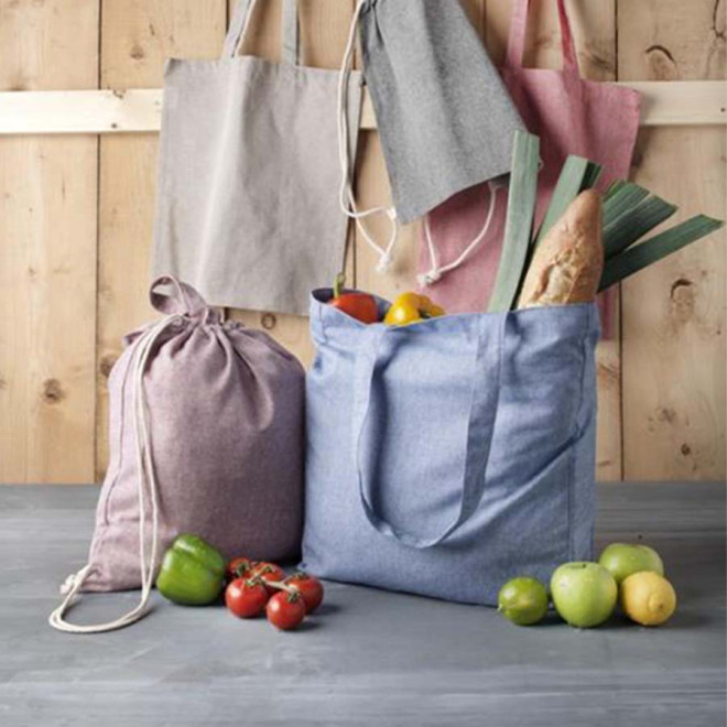 TOTE BAG PUBLICITAIRE EN COTON RECYCLÉ 'MANZANILLO'