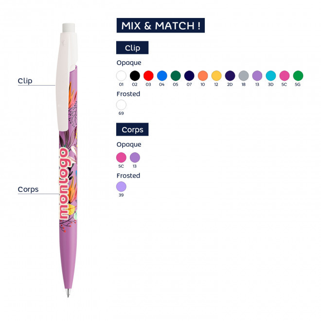 PORTE MINE BIC® PERSONNALISÉ IMPRESSION DIGITALE MIX&MATCH 'MEDIA CLIC DIGITAL'