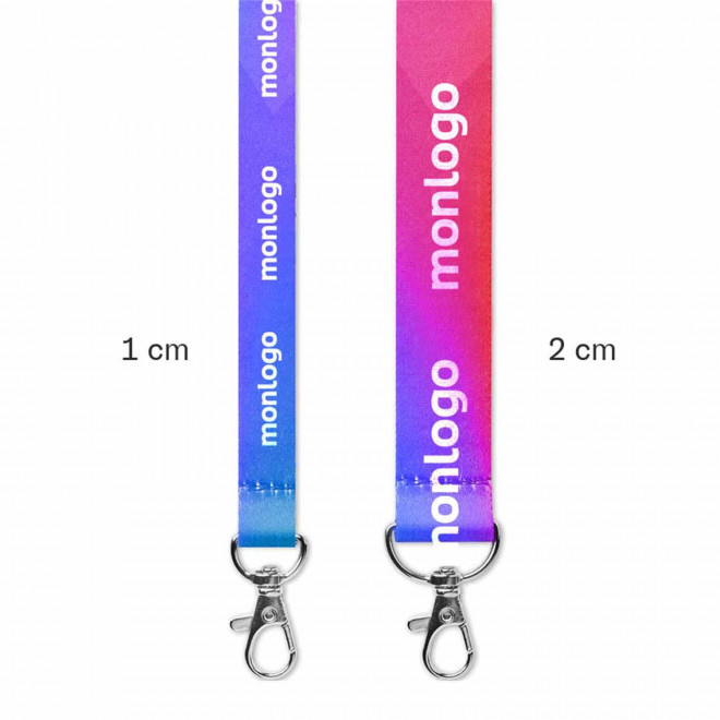 TOUR DE COU PERSONNALISÉ LANYARD EN RPET 'OTTAWA'