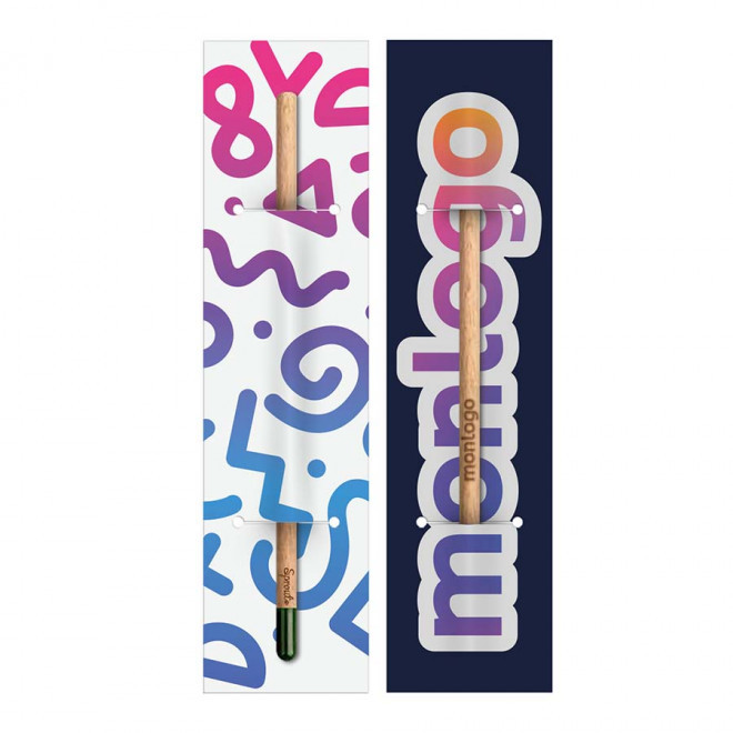 CRAYON COULEUR ET CARTONNETTE PERSONNALISÉS 'POUSS COLOR FULL'