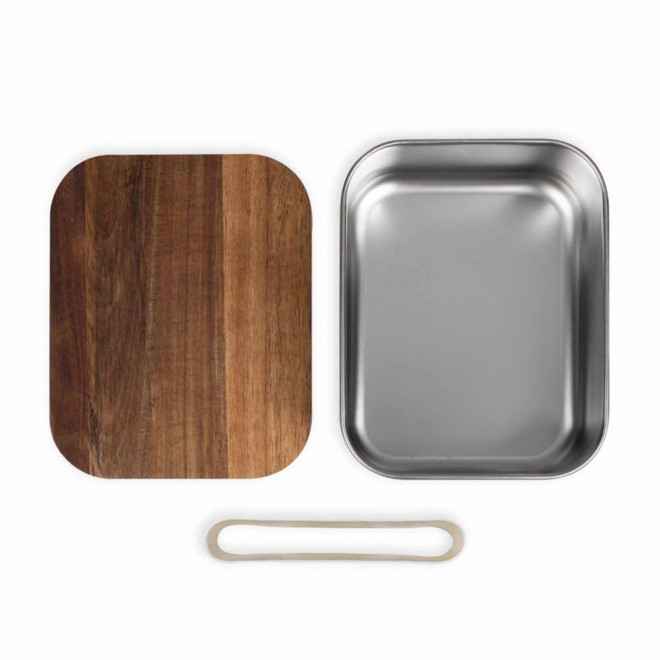 LUNCH BOX EN ACIER RECYCLE RCS PERSONNALISABLE 'DELIZIA'