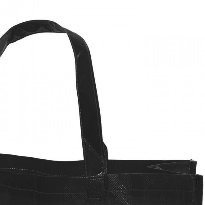 CABAS PERSONNALISABLE EN NON TISSE LAMINE BRILLANT 'VILLO'