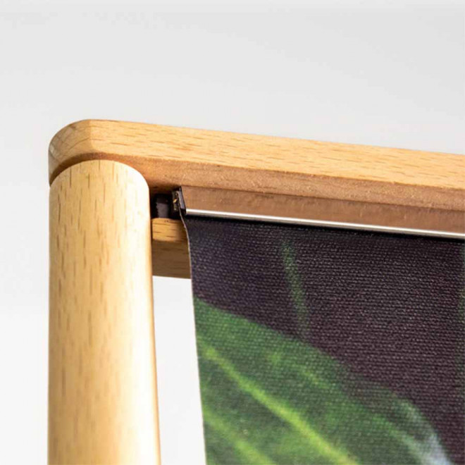 BANNER PUBLICITAIRE EN BOIS 'REKO'