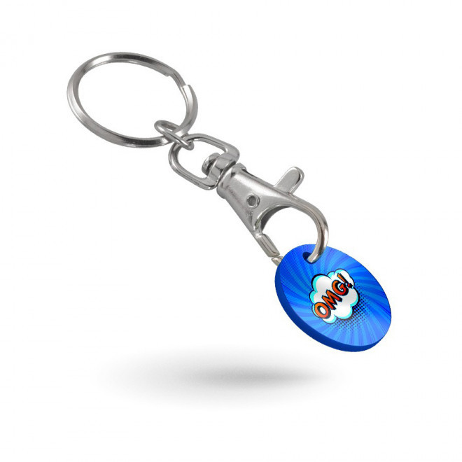 PORTE CLES AVEC MOUSQUETON PUBLICITAIRE 'SEGNO QUADRI'