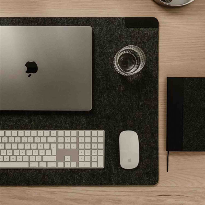 TAPIS DE SOURIS PERSONNALISABLE EN FEUTRE RECYCLE 'BIURO'