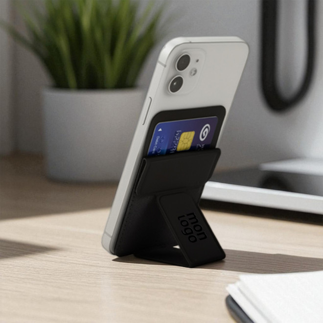 SUPPORT SMARTPHONE PUBLICITAIRE & PORTE CARTES 'CARDFIX'