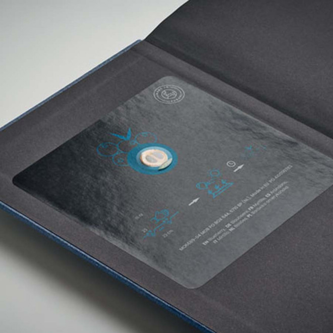 CARNET A5 AVEC GRAINES PERSONNALISABLE 'FERROL'