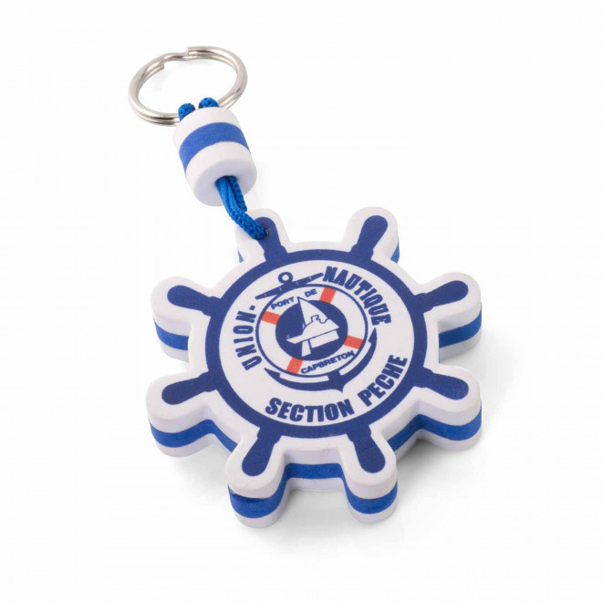 PORTE CLE EN MOUSSE PERSONNALISABLE SUR MESURE 'MOUSSA'